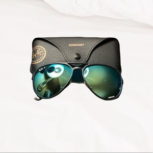 😎 Ray-Ban Black Chromance Sunglasses